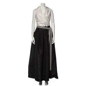 Reem Acra silk long dress